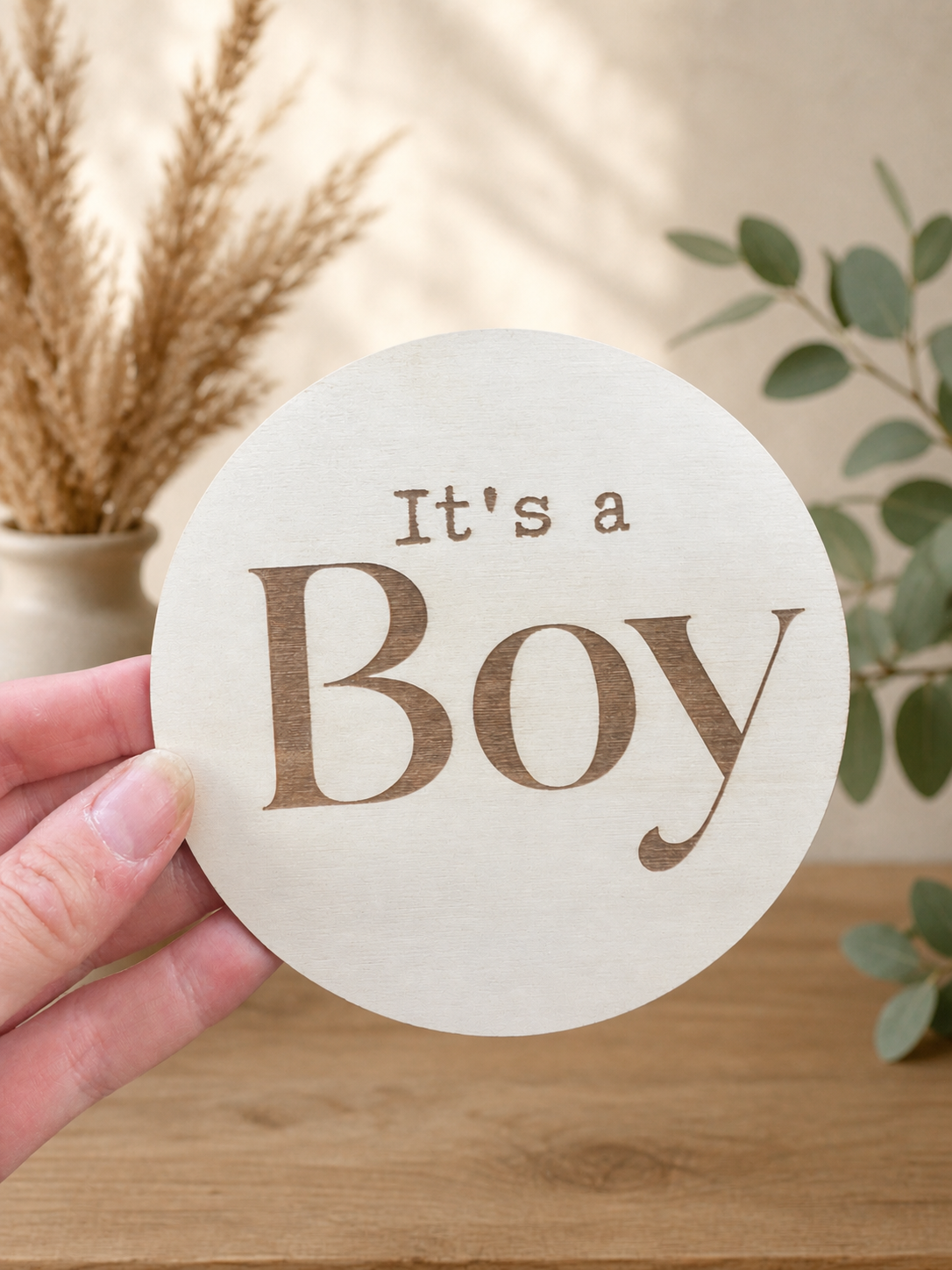 “It’s a Girl” / “It’s a Boy” oznanitvena ploščica