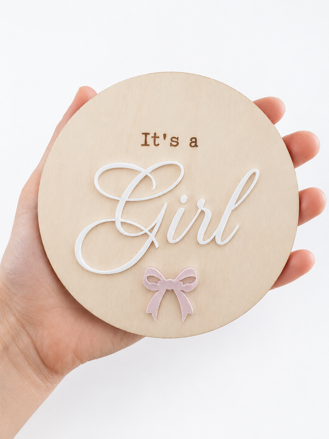 Oznanitvena tablica »It’s a Girl«