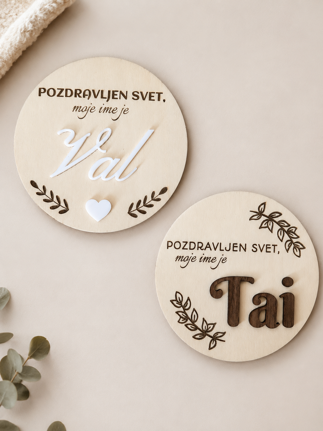 Oznanitvena tablica "Pozdravljen svet 8