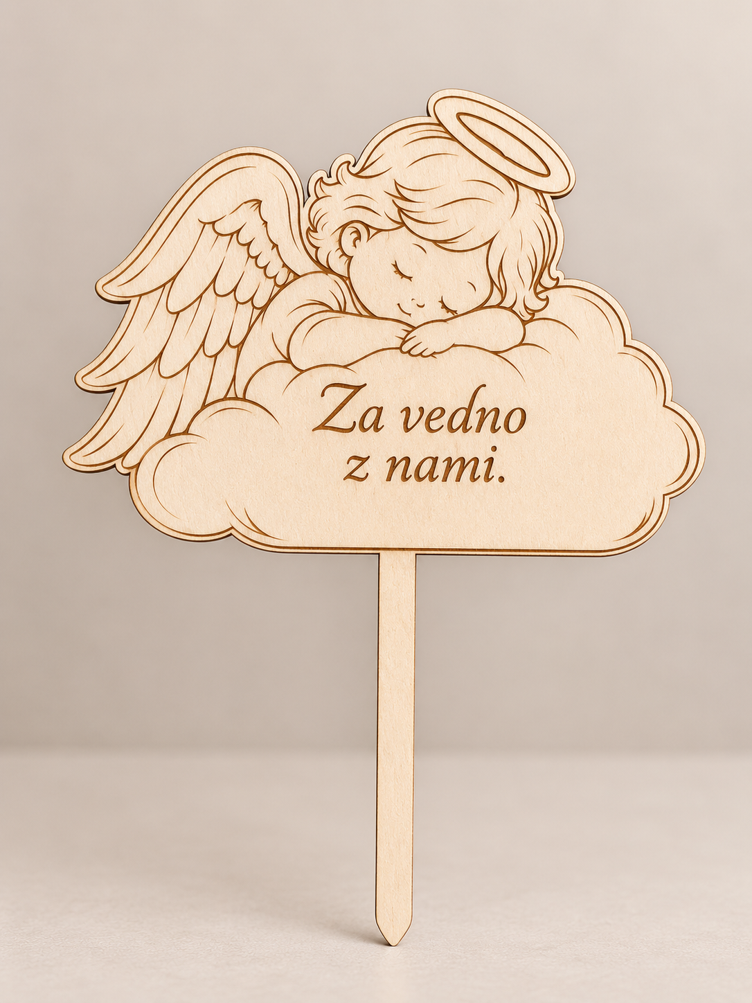 Lesena sveča “Angel”