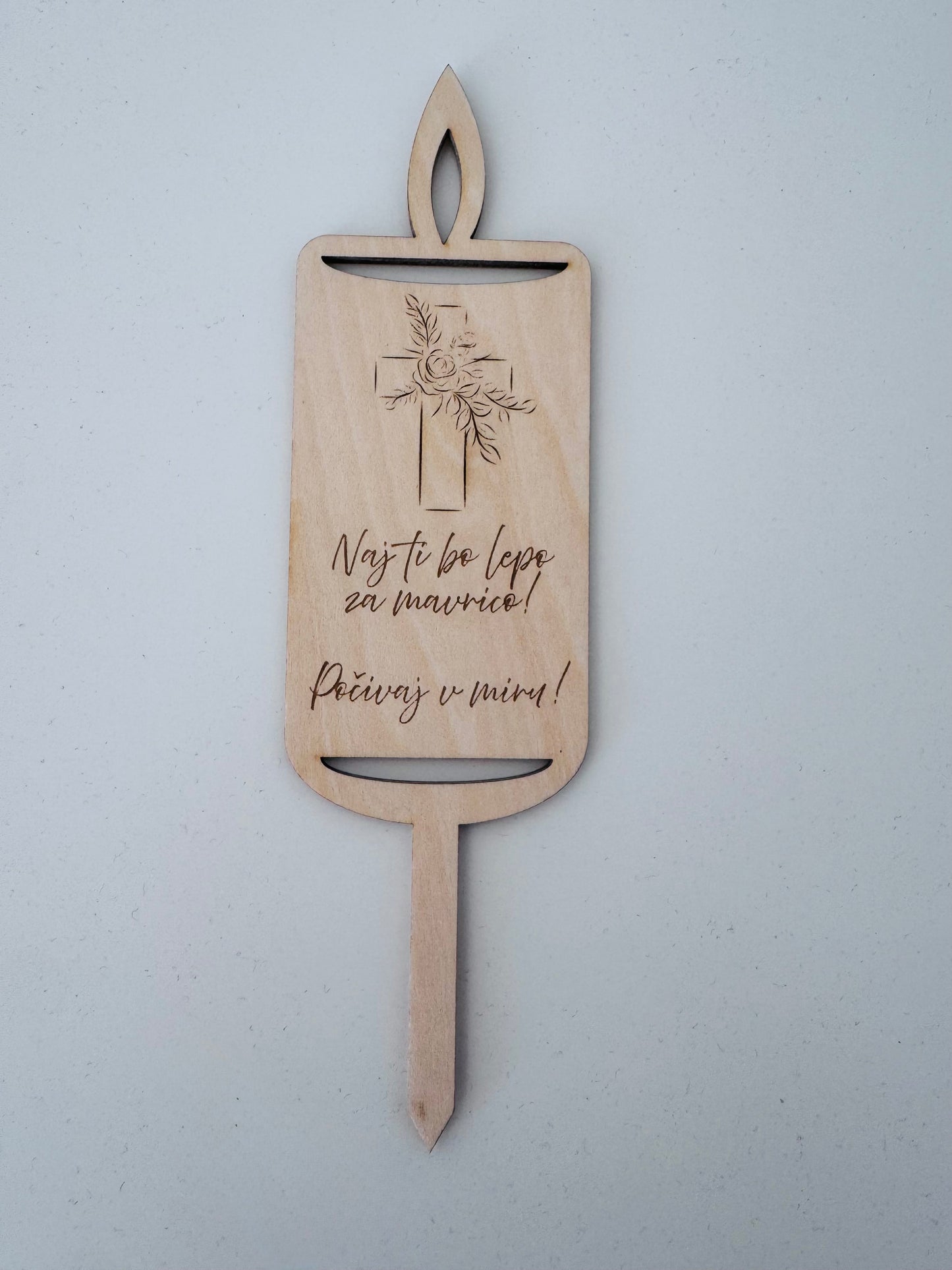 Lesene sveče - različni motivi