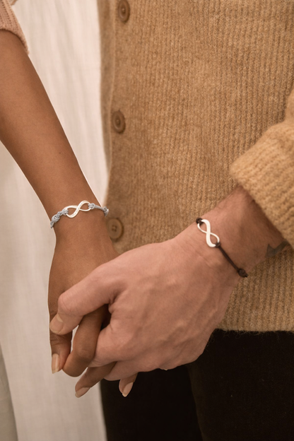 Komplet dveh zapestnic "Infinity"