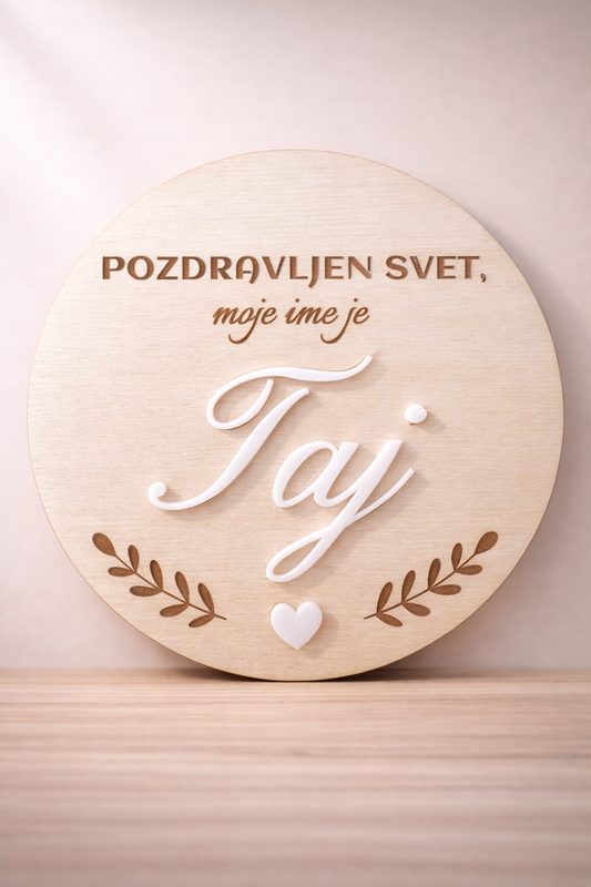 Oznanitvena tablica "Pozdravljen svet 10