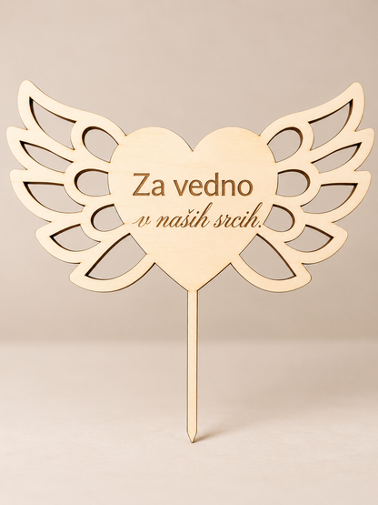 Lesena sveča “krila”