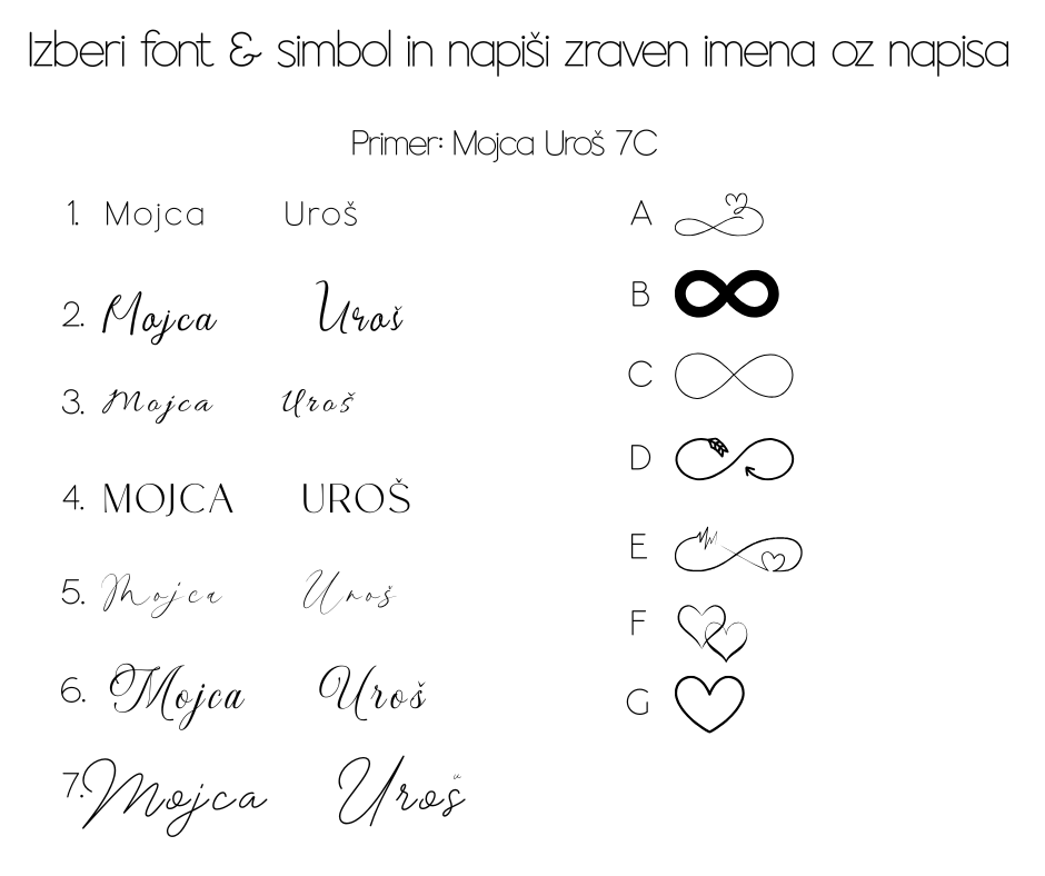 Zapestnica "Infinity"