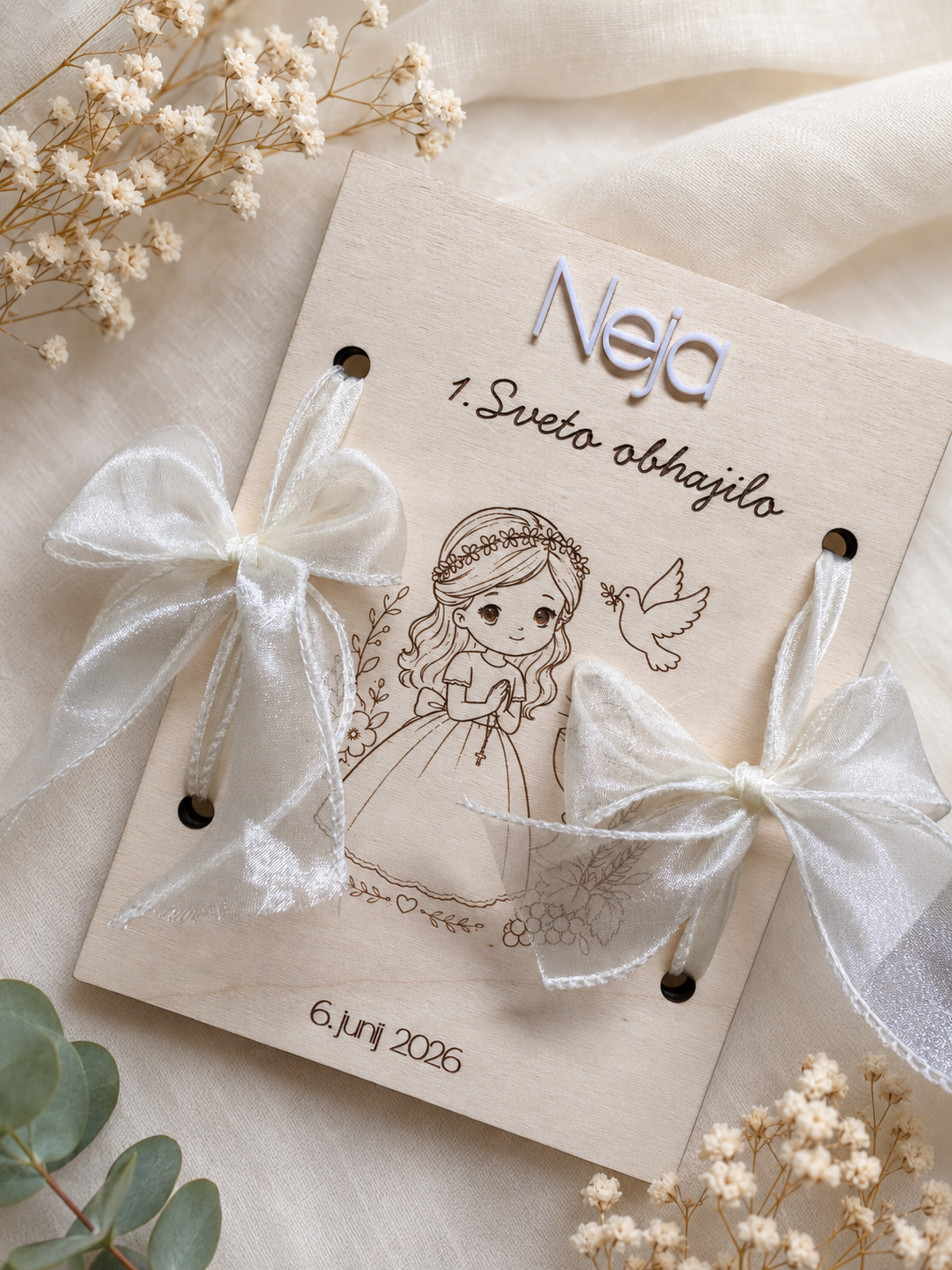 Personalizirana čestitka za 1. Sveto obhajilo