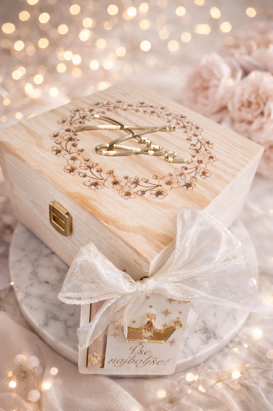 Spominska škatla "Rožice"