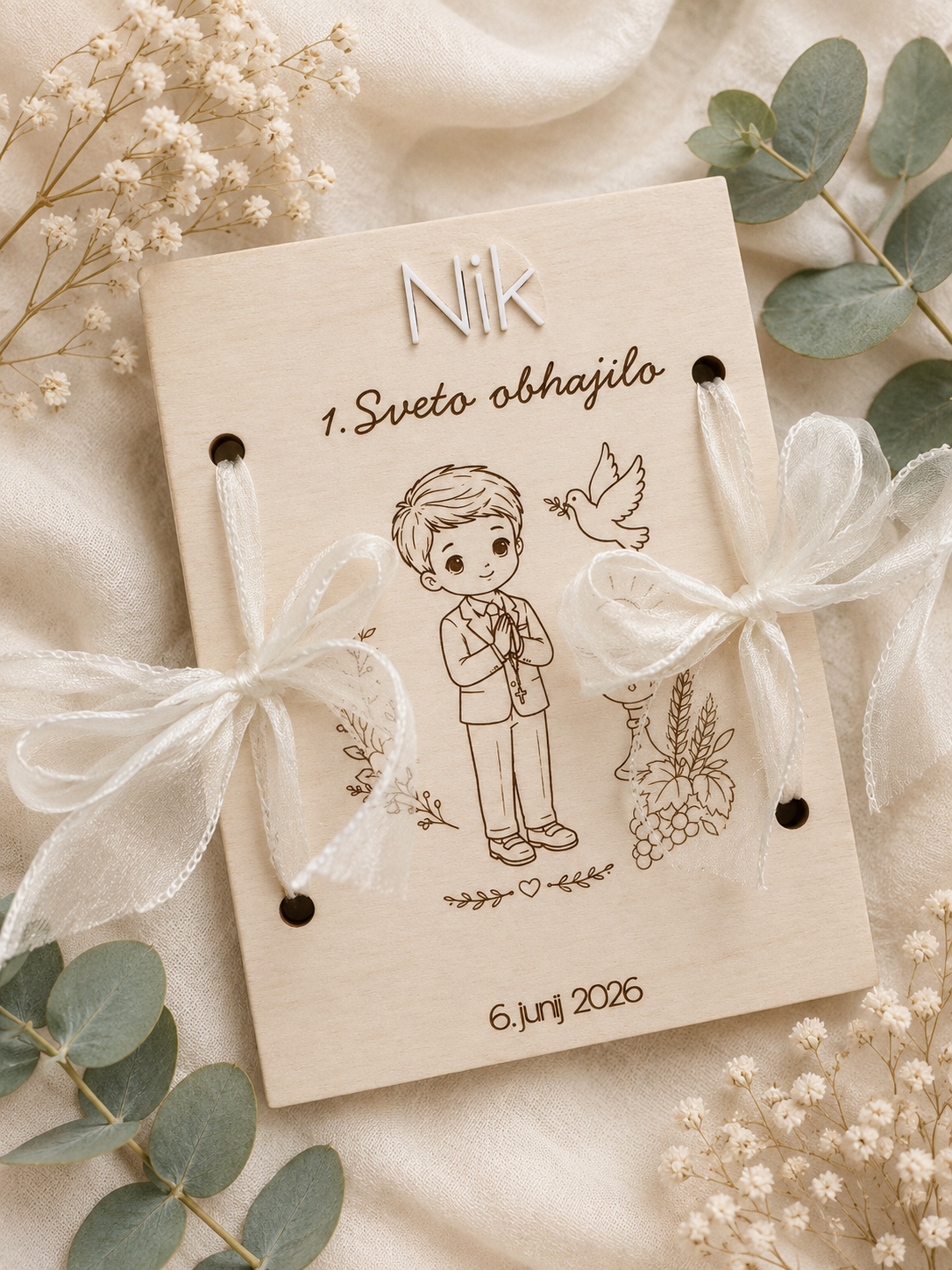 Personalizirana čestitka za 1. Sveto obhajilo
