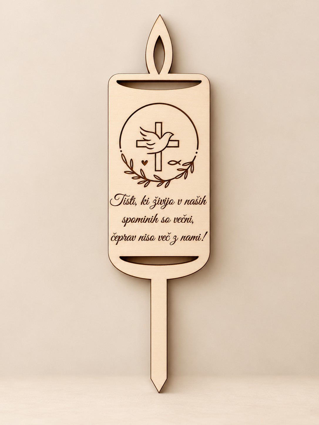 Lesene sveče - 10 KOM