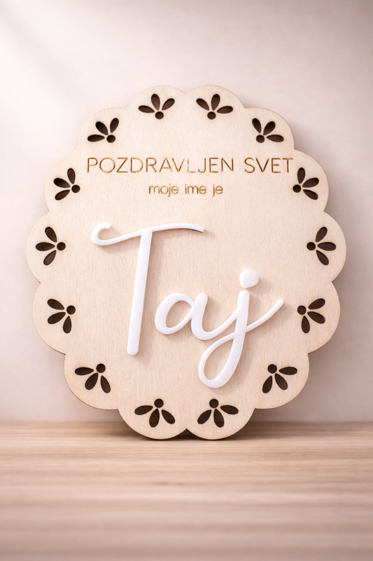 Oznanitvena tablica "Pozdravljen svet 9