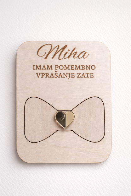 Personalizirana tablica “Boš moja poročna priča”