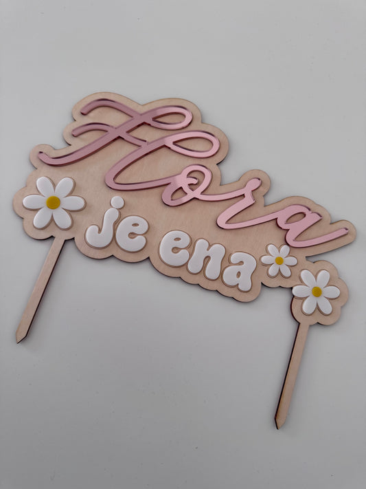 Cake topper "Daisy"