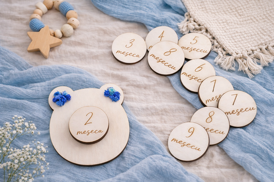 Mesečni mejniki Medvedek/Zajček