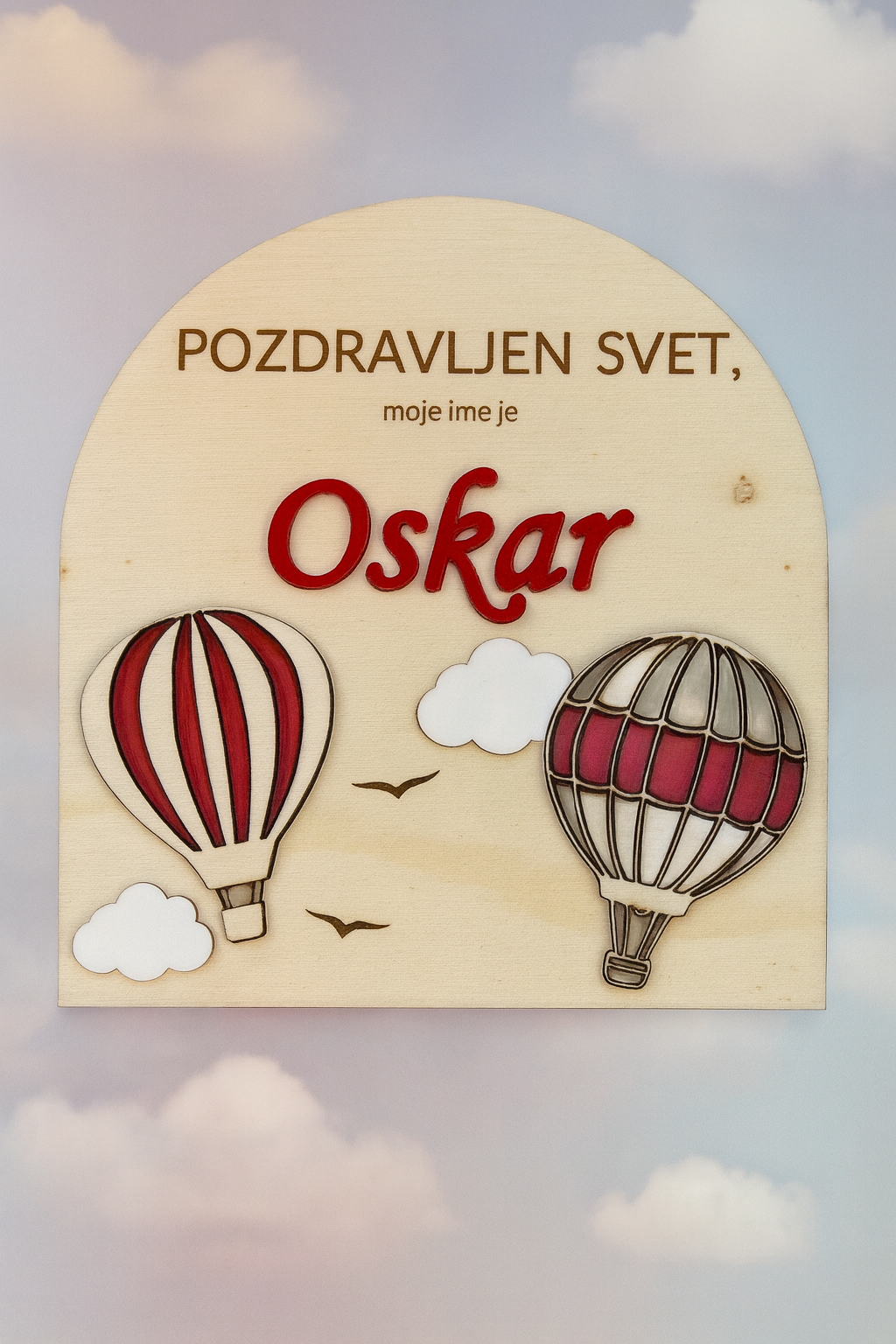 Oznanitvena tablica “Zračni balon”