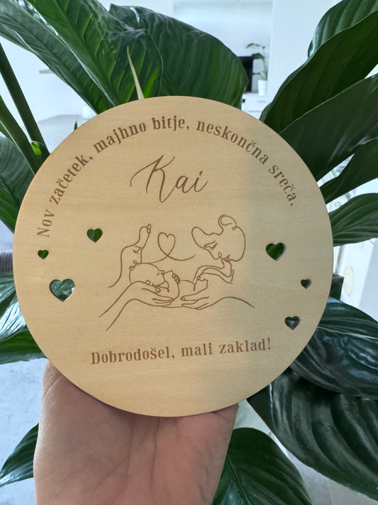 Oznanitvena tablica ” Dobrodošel, mali zaklad”