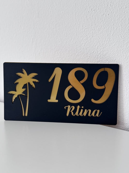Hišna številka “Palma”
