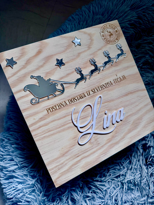 Božična škatla "Posebna dostava"