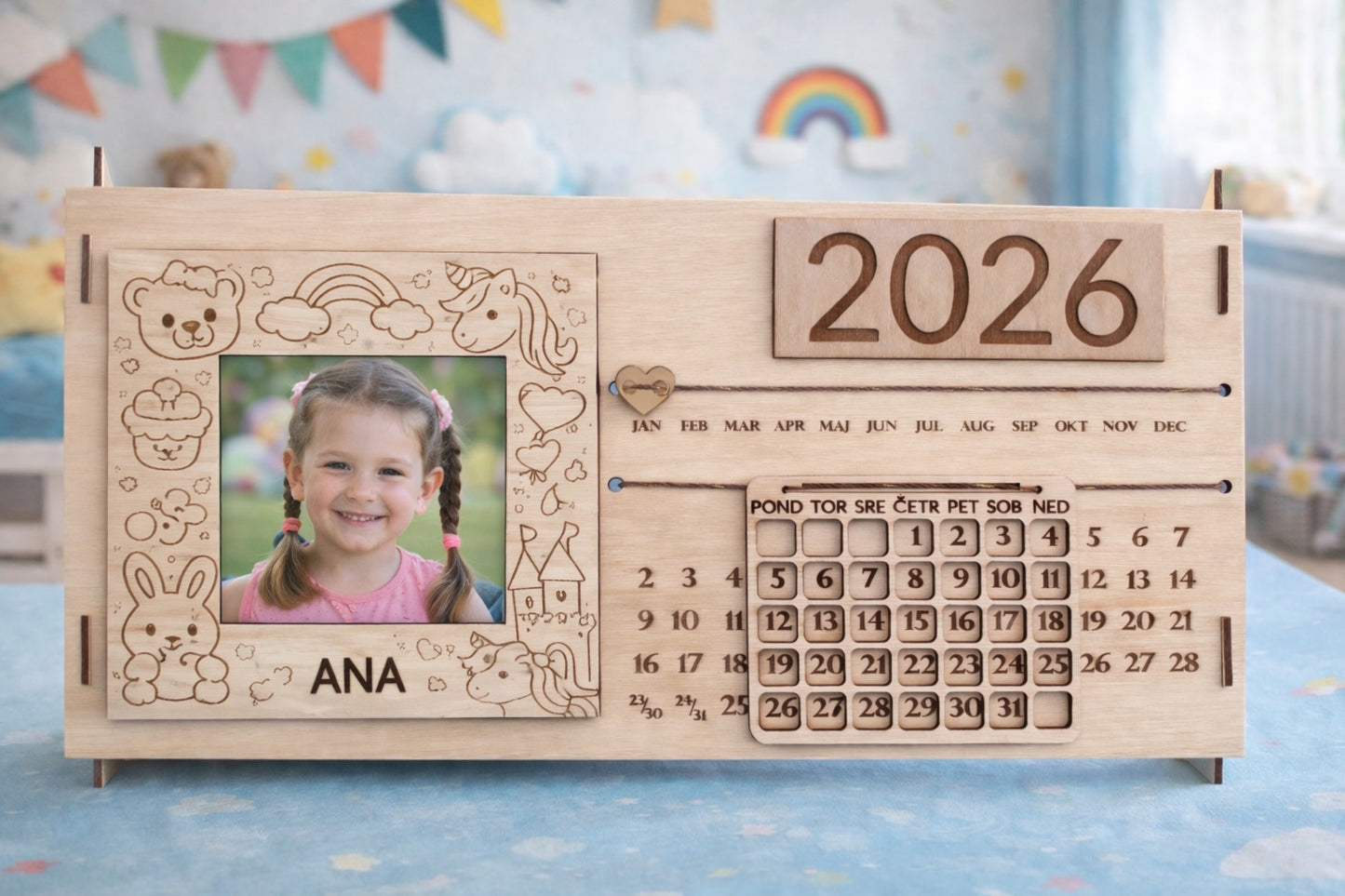 Namizni personaliziran kolendar