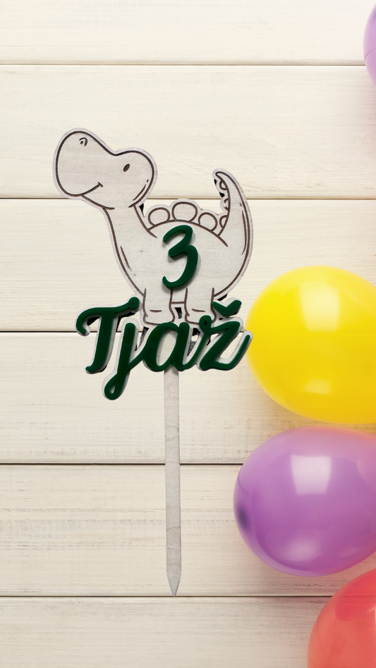 Cake topper “Dino”